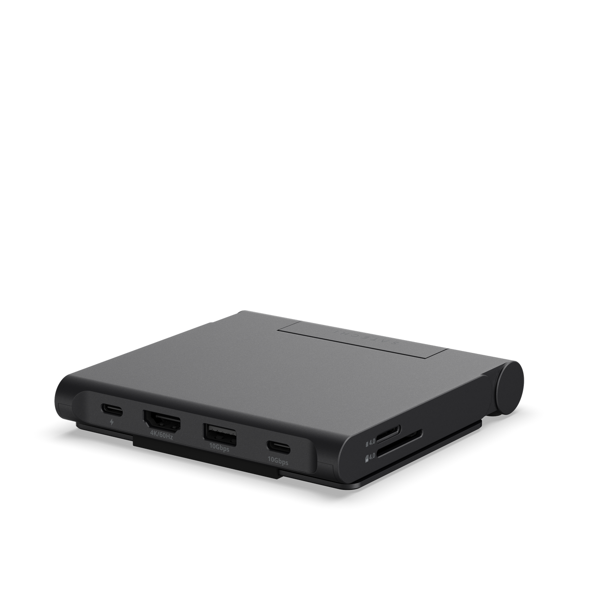 SATECHI Support Repliable et Station d'Accueil OnTheGo pour iPad et iPhone Noir