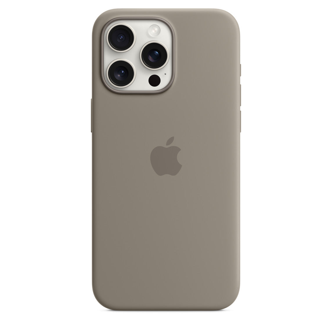 Coque en silicone avec MagSafe pour iPhone 15 Pro Max - MT1Q3ZM/A - Argile -