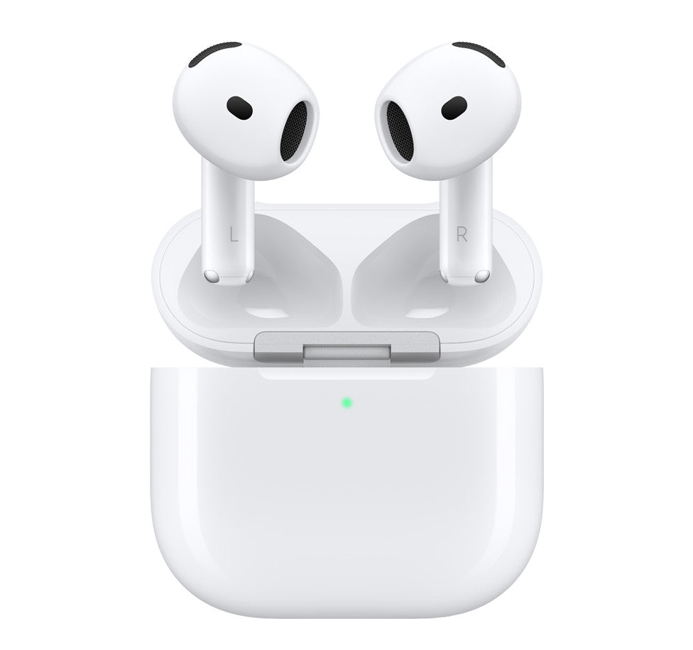 AirPods 4 avec Réduction active du bruit dans leur boîtier de charge