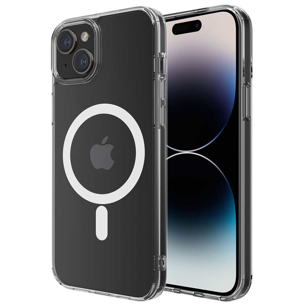 QDOS HYBRID FORCE avec SNAP MagSafe — coque transparente pour iPhone