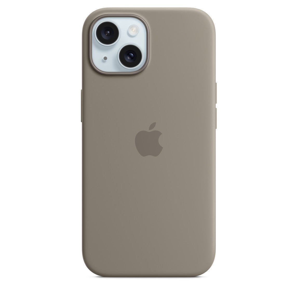 Coque en silicone avec MagSafe pour iPhone 15 - MT0Q3ZM/A - Argile -