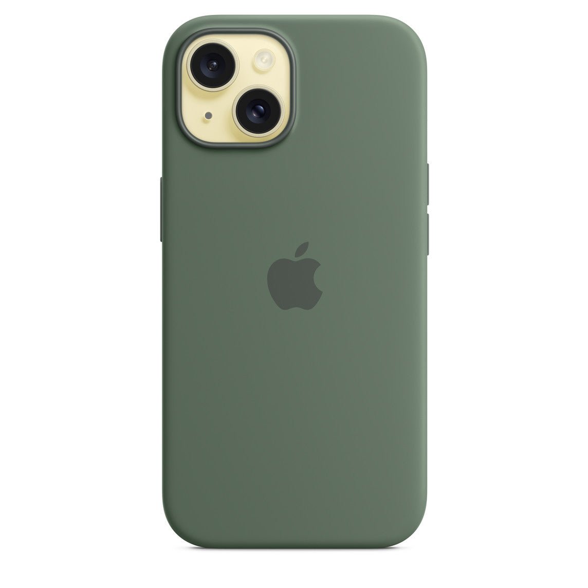 Coque en silicone avec MagSafe pour iPhone 15 - MT0X3ZM/A - Cyprès -
