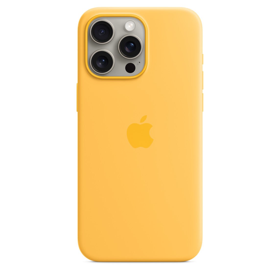 Coque en silicone avec MagSafe pour iPhone 15 Pro Max - MWNP3ZM/A - Rayon de soleil -