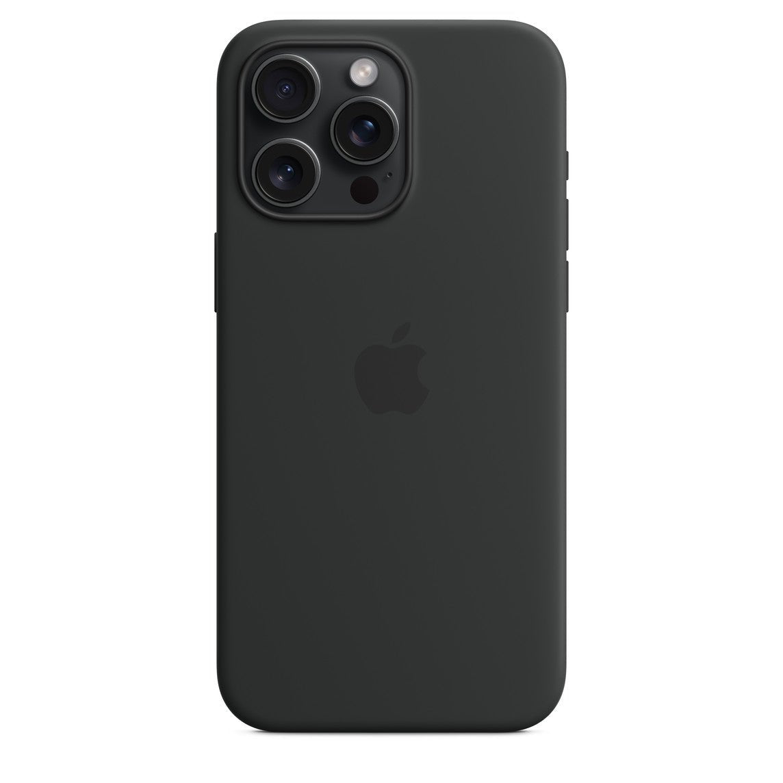 Coque en silicone avec MagSafe pour iPhone 15 Pro Max - MT1M3ZM/A - Noir -