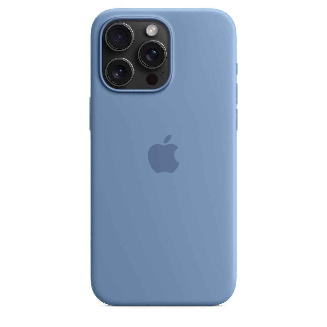 Coque en silicone avec MagSafe pour iPhone 15 Pro Max - MT1Y3ZM/A - Bleu d’hiver -