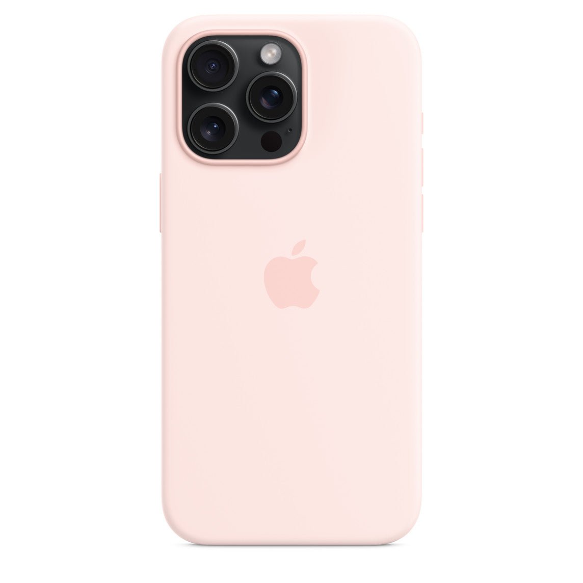 Coque en silicone avec MagSafe pour iPhone 15 Pro Max - MWNN3ZM/A - Rose -
