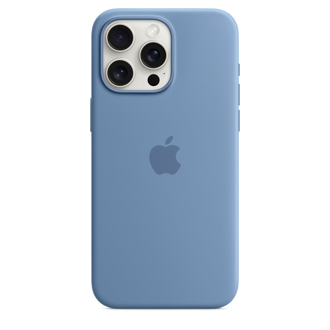 Coque en silicone avec MagSafe pour iPhone 15 Pro Max - MT1Y3ZM/A - Bleu d’hiver -