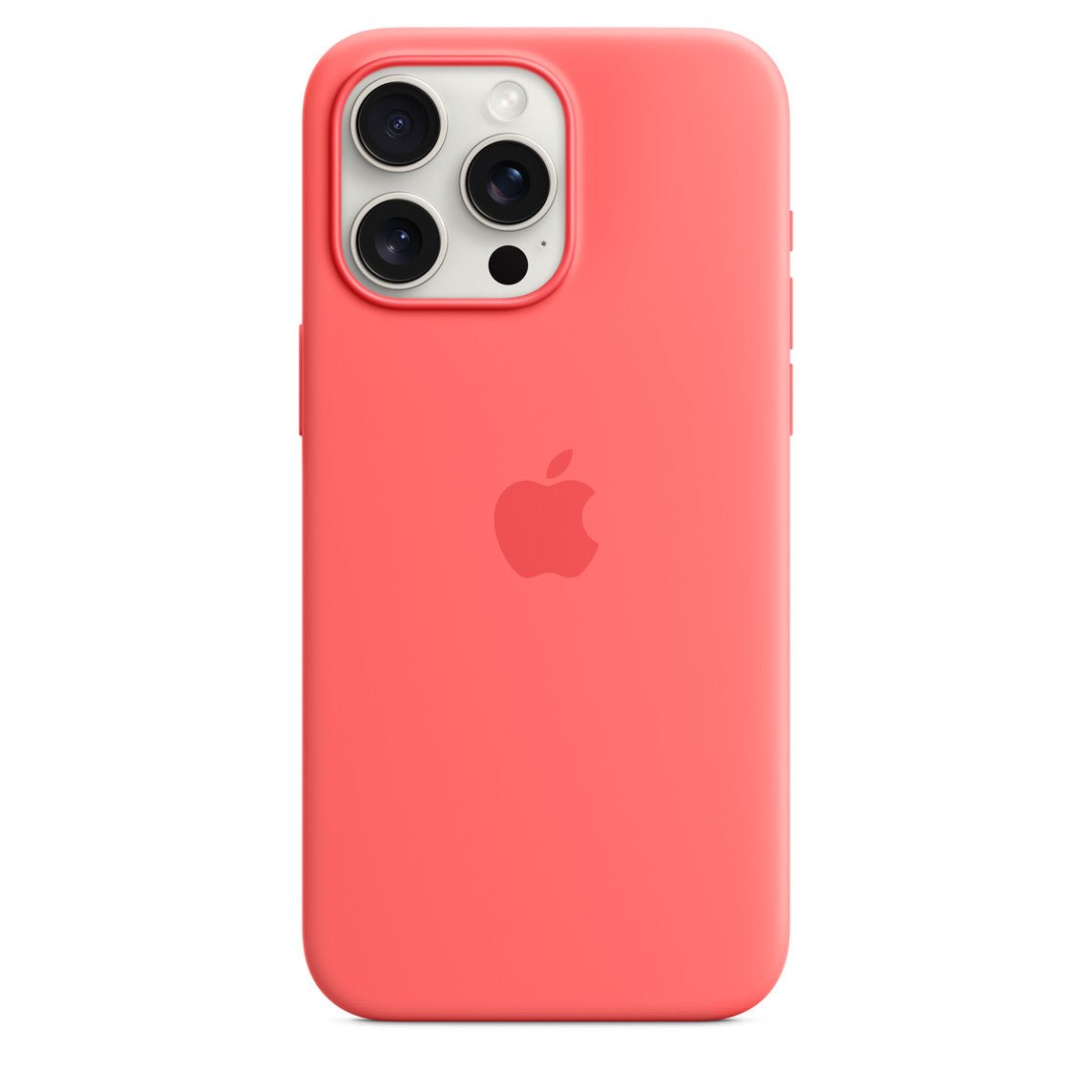 Coque en silicone avec MagSafe pour iPhone 15 Pro Max - MT1V3ZM/A - Goyave -