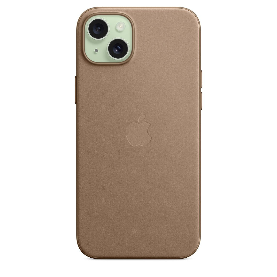 Coque en tissage fin avec MagSafe pour iPhone 15 Plus - MT473ZM/A - Taupe -