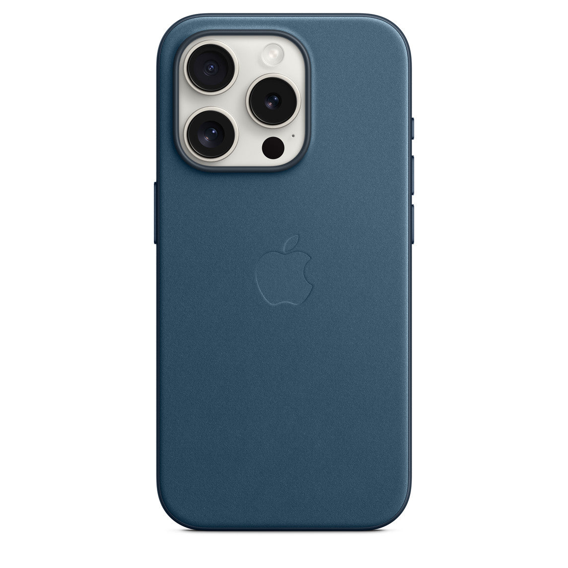 Coque en tissage fin avec MagSafe pour iPhone 15 Pro - MT4Q3ZM/A - Bleu Pacifique -