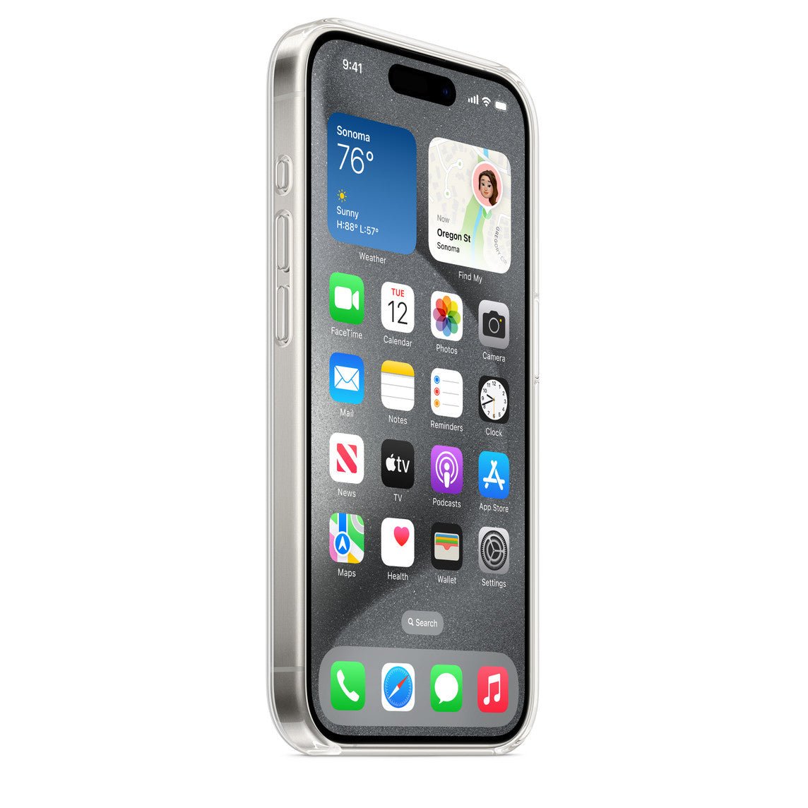 Coque transparente avec MagSafe pour iPhone 15 Pro - MT223ZM/A -