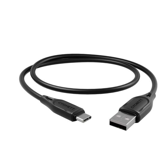 CYGNETT - Câble Essentials 1m USB - C to USB - A Noir - A-IPH-UDT17-51 -