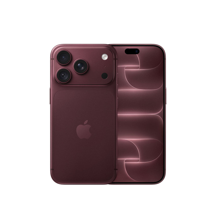iPhone 18 Pro Bordeaux – dos et face avant