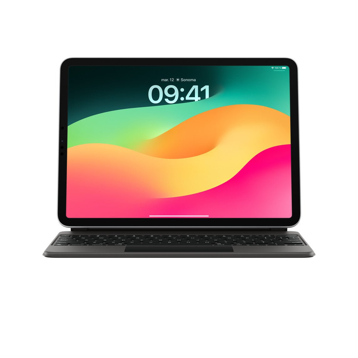 Magic Keyboard pour iPad Pro 11" (1ʳᵉ, 2ᵉ, 3ᵉ et 4ᵉ génération) et iPad Air (4ᵉ, 5ᵉ génération) - Français - Noir - MXQT2F/A -