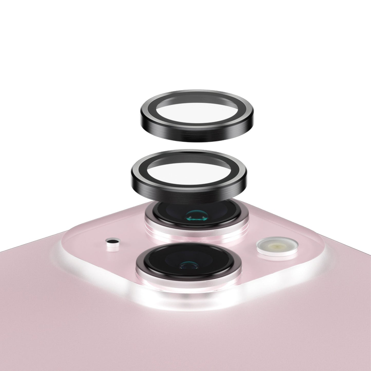 PanzerGlass - Anneaux de protection pour appareil photo - A - IPH - UDD24 - 124 - iPhone 15 / 15 Plus -