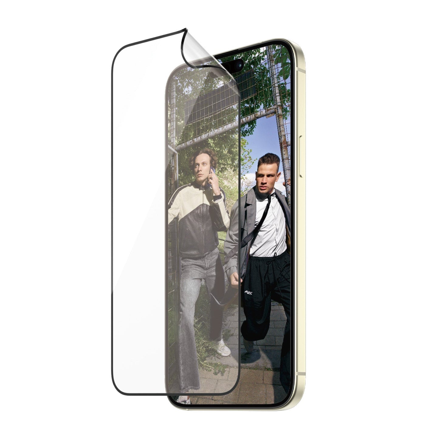 PanzerGlass - Protection d'écran Film Matrix D3O® Ultra - Wide fit - A - IPH - UDD24 - 120 - iPhone 15 Plus -