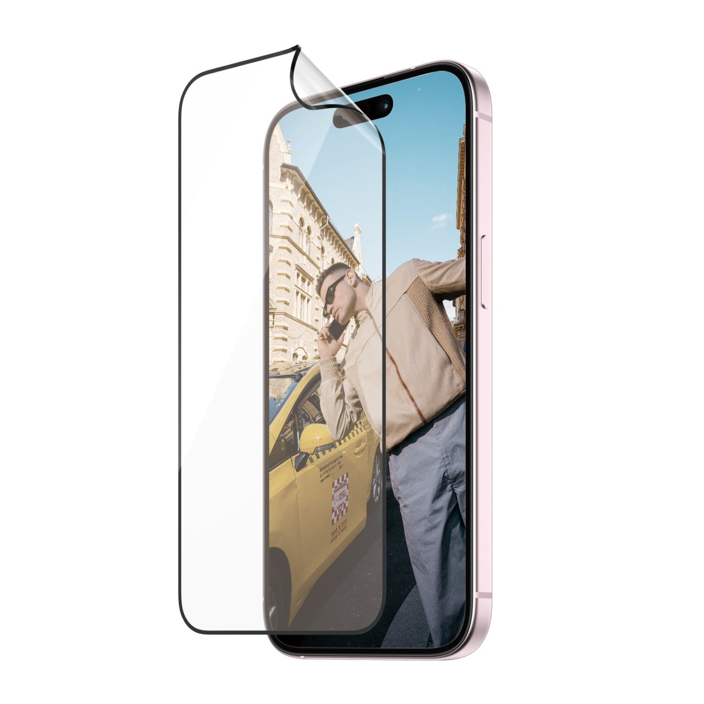 PanzerGlass - Protection d'écran Film Matrix D3O® Ultra - Wide fit - A - IPH - UDD24 - 118 - iPhone 15 -