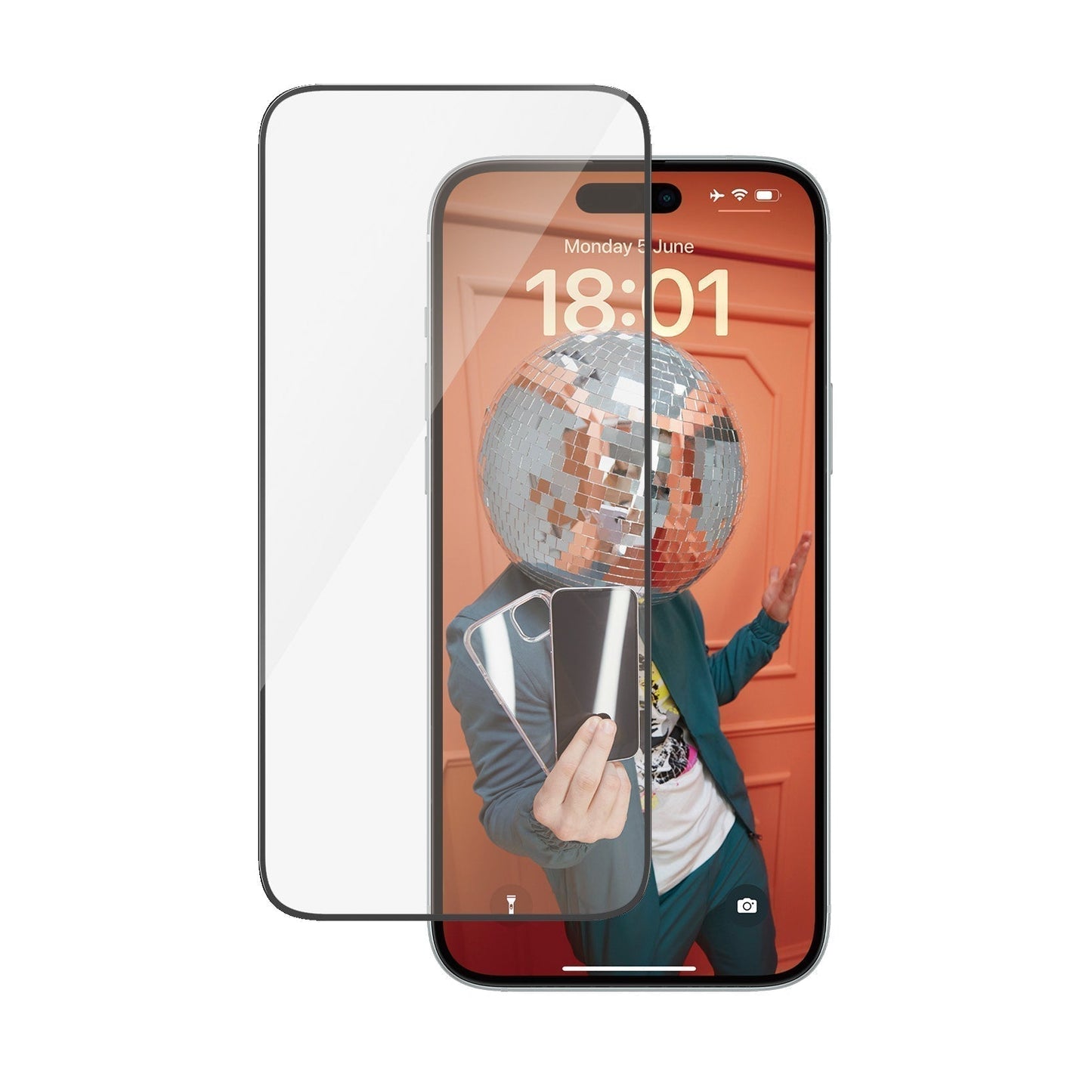 PanzerGlass - Protection d'écran Ultra - Wide fit - A - IPH - UDD24 - 108 - Phone 15 Plus -