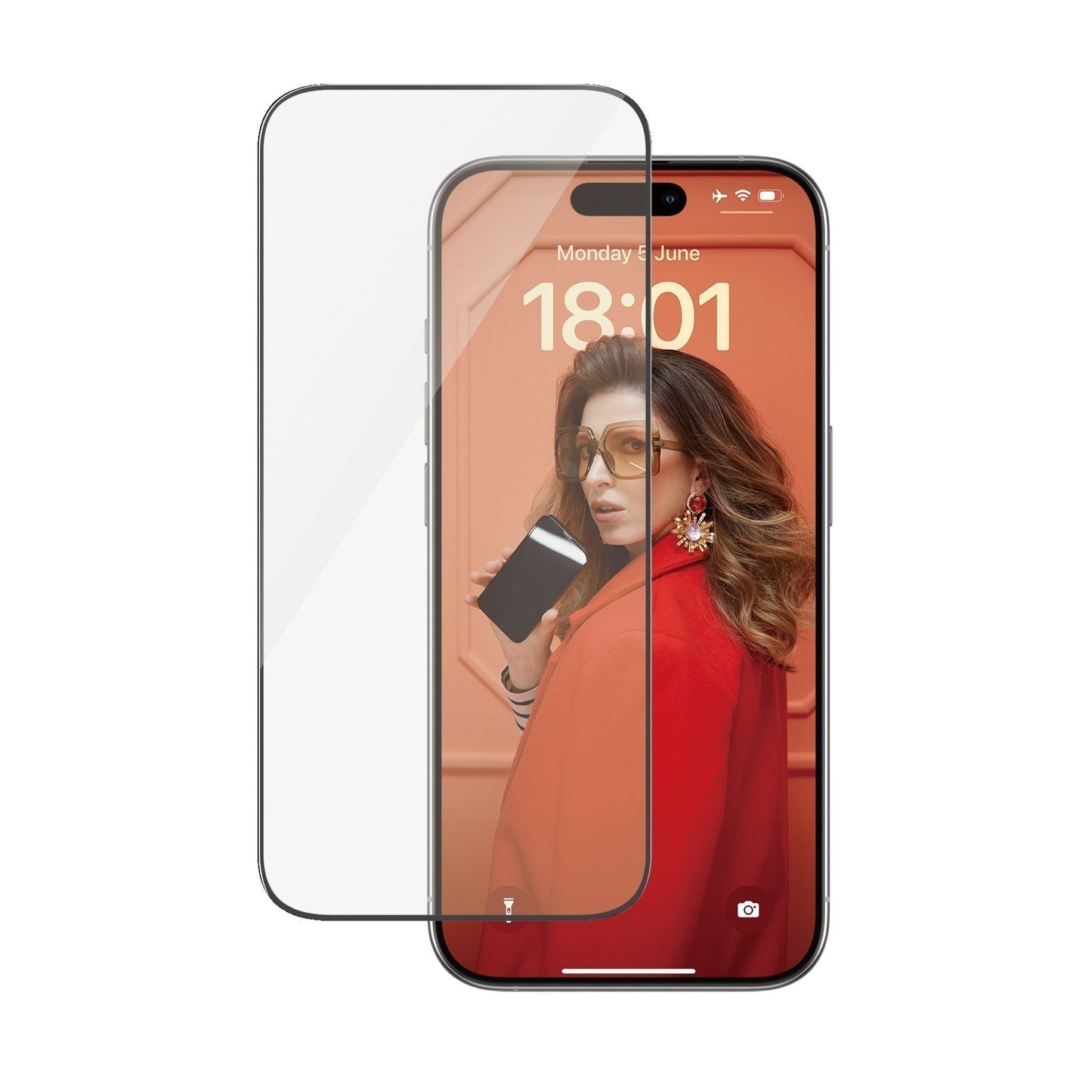 PanzerGlass - Protection d'écran Ultra - Wide fit - A - IPH - UDD24 - 107 - iPhone 15 Pro -