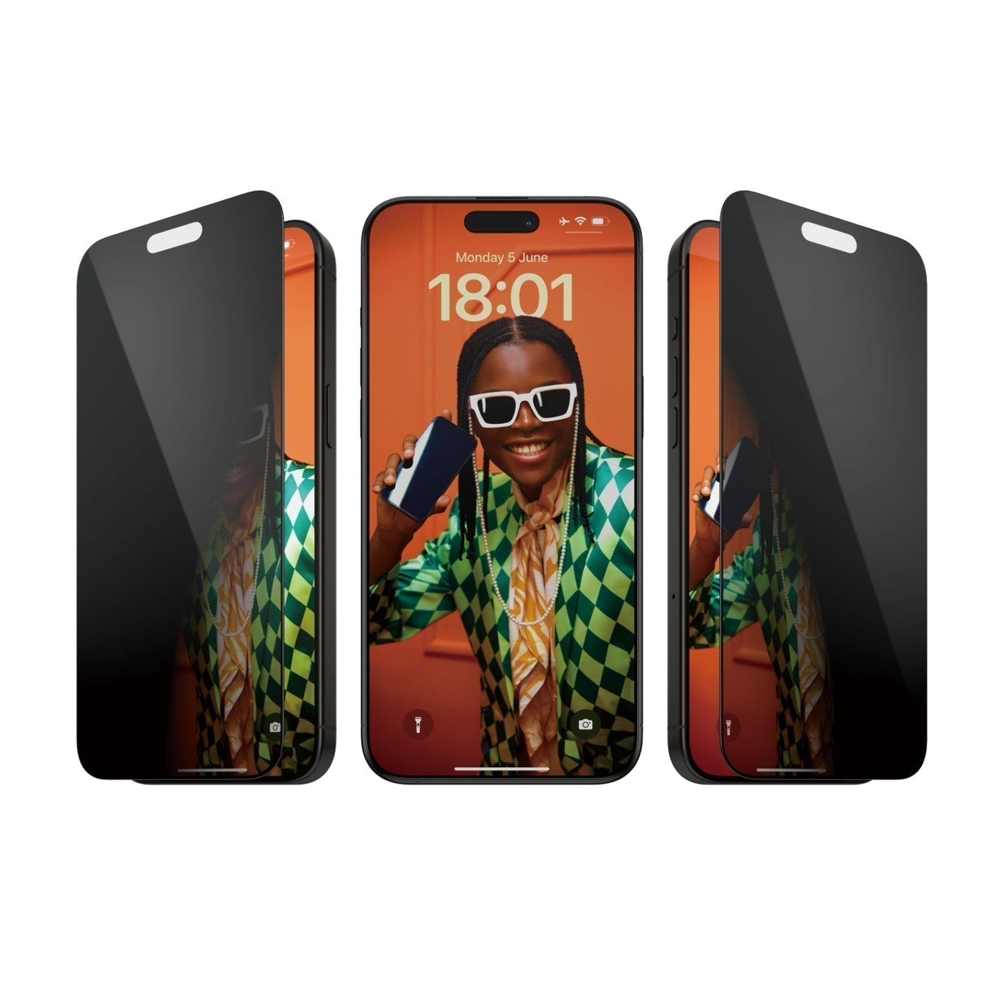 PanzerGlass - Protection d'écran Ultra - Wide fit Privacy - A - IPH - UDD24 - 113 - iPhone 15 Pro Max -