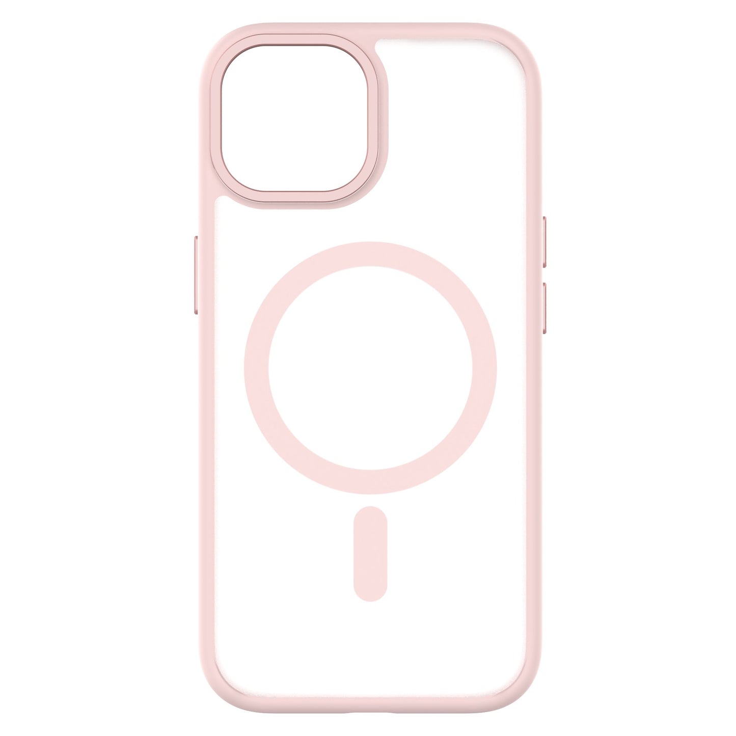 QDOS HYBRID SOFT avec SNAP (Magsafe) iPhone 15 - A - IPH - UDQ15 - 193 - Rose -