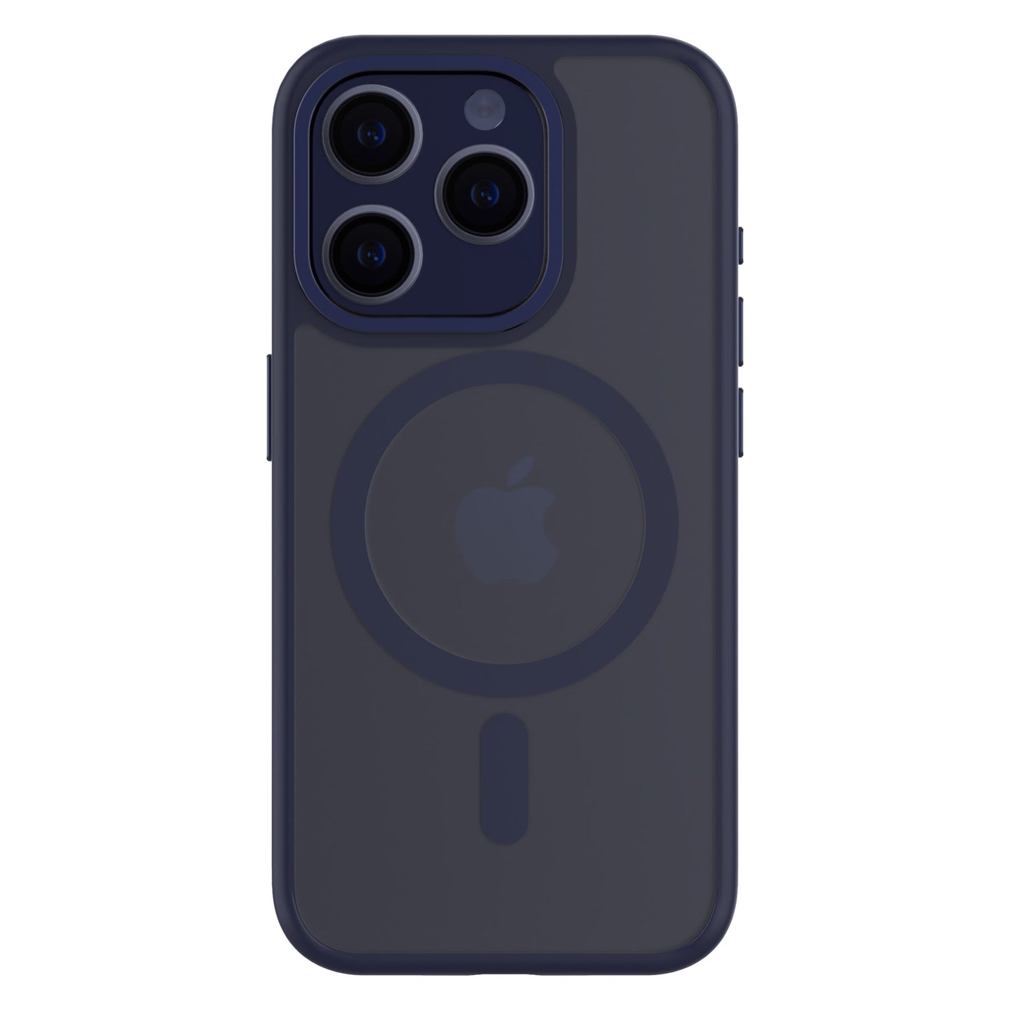 QDOS HYBRID SOFT avec SNAP (Magsafe) iPhone 15 Pro - A - IPH - UDQ15 - 189 - Blanc Gris -