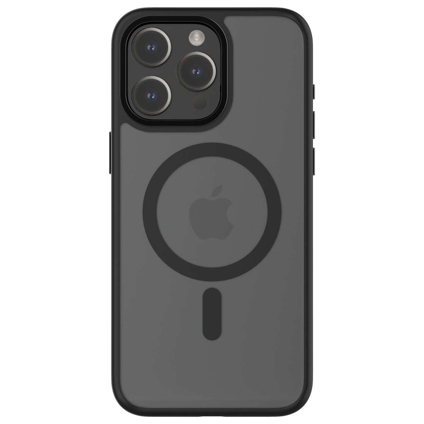 QDOS HYBRID SOFT avec SNAP (Magsafe) iPhone 15 Pro Max - A - IPH - UDQ15 - 190 - Blanc Gris -