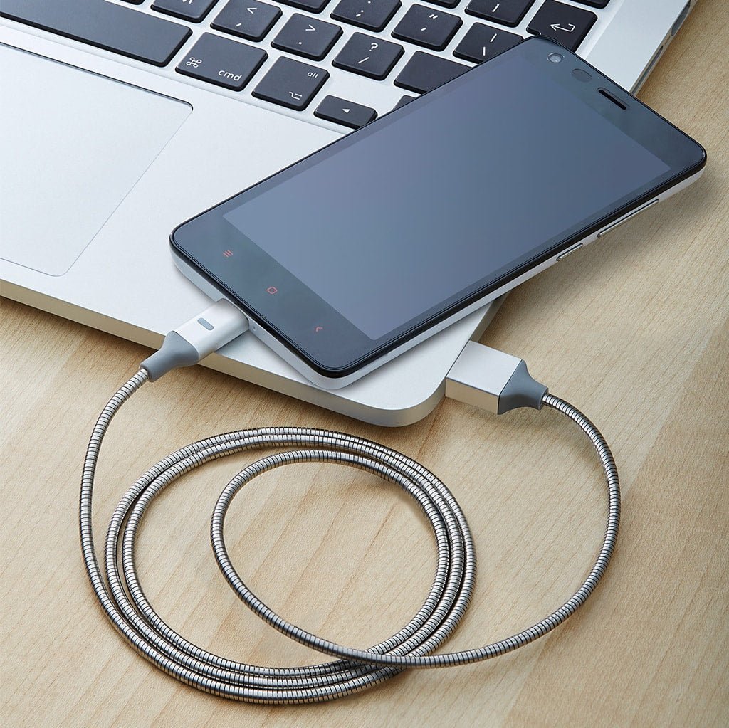 QDOS PowerSteel metallic USB - C cable - A-IPA-UDQ15-08 -