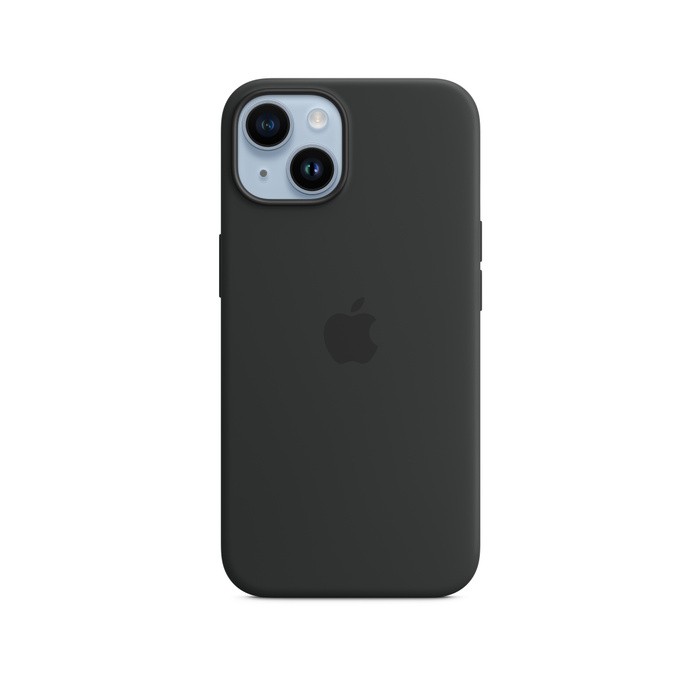 Coque Apple en silicone avec MagSafe pour iPhone 14