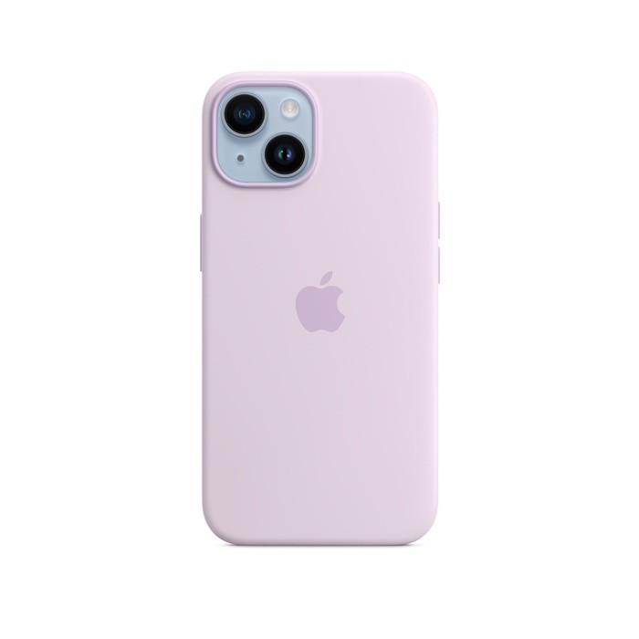Coque Apple en silicone avec MagSafe pour iPhone 14