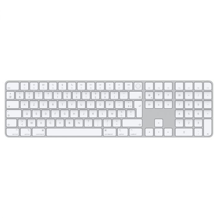 Magic Keyboard - Touch ID et pavé numérique - Touches blanches