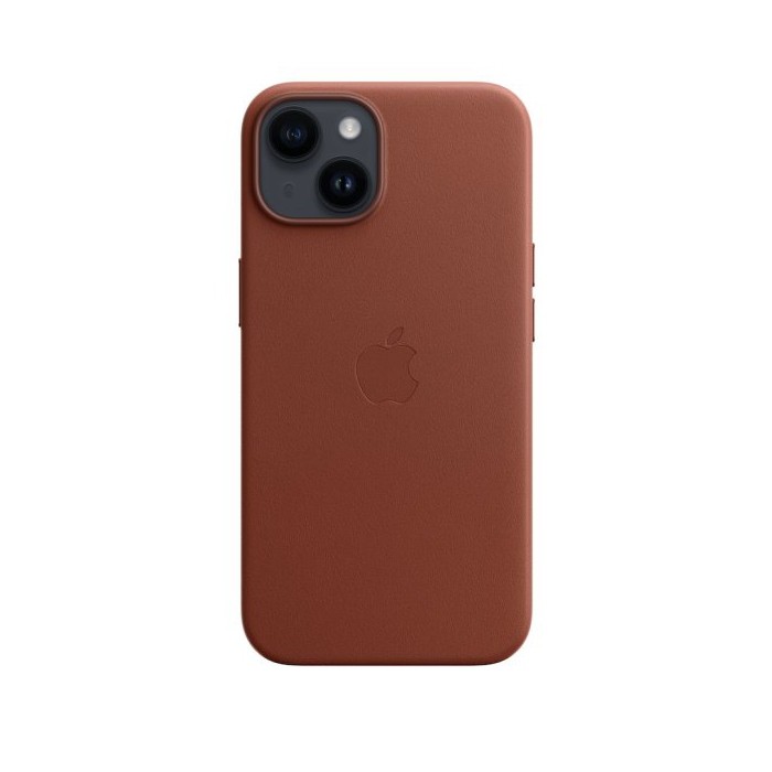 Coque Apple en cuir avec MagSafe pour iPhone 14