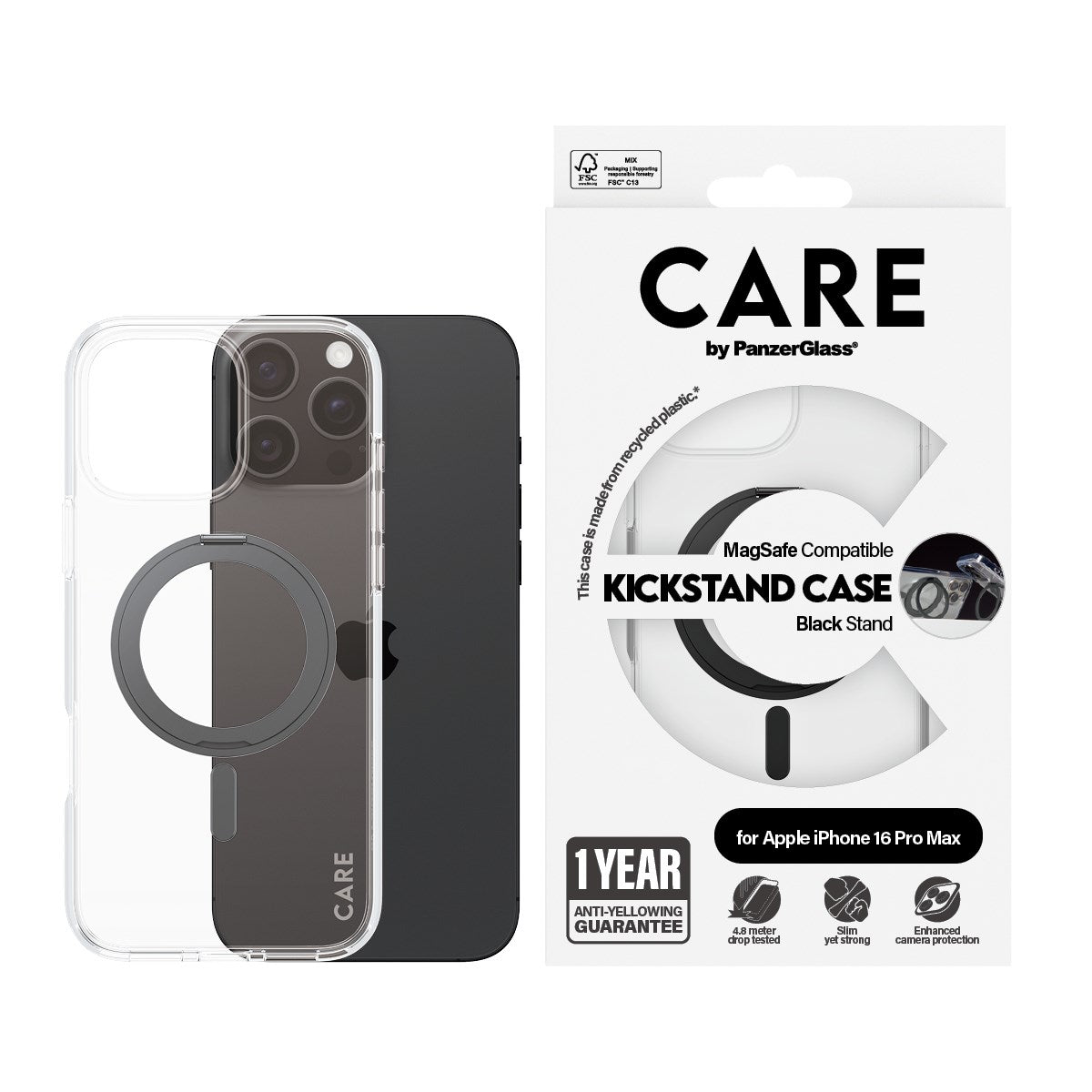 CARE Feature Kickstand iPhone 16 Pro Max