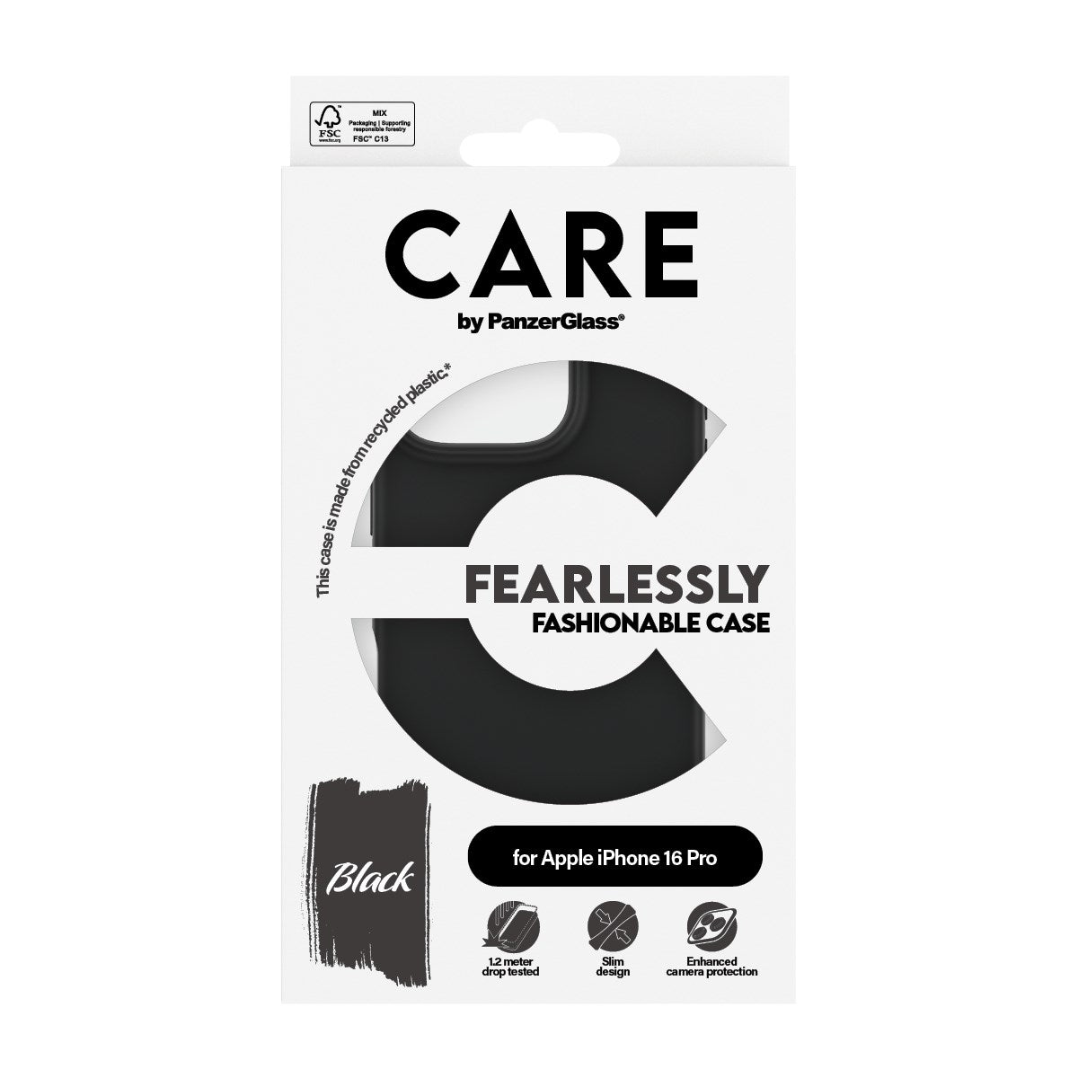 CARE Fashion Black iPhone 16 Pro