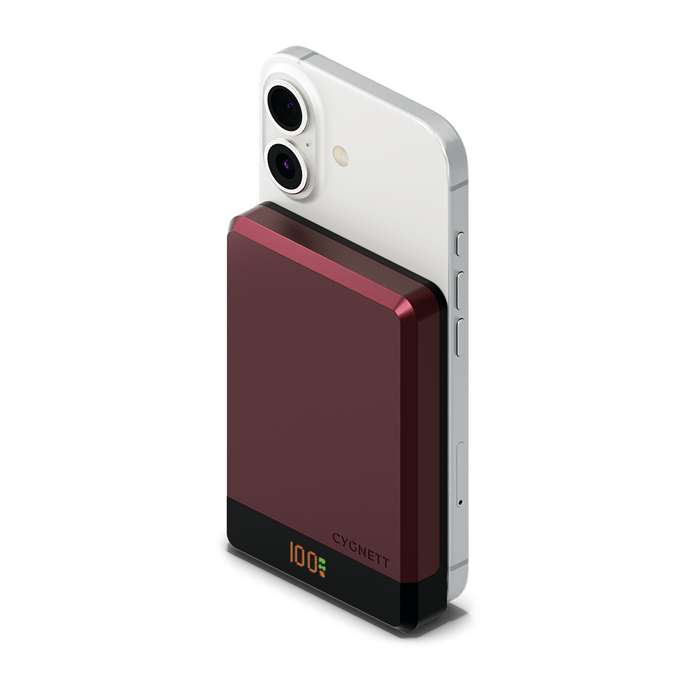 CYGNETT - Batterie externe Mag Slim 10K Cherry