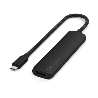 SATECHI Hub USB-C Slim Multiport 4-in-1 4K Noir