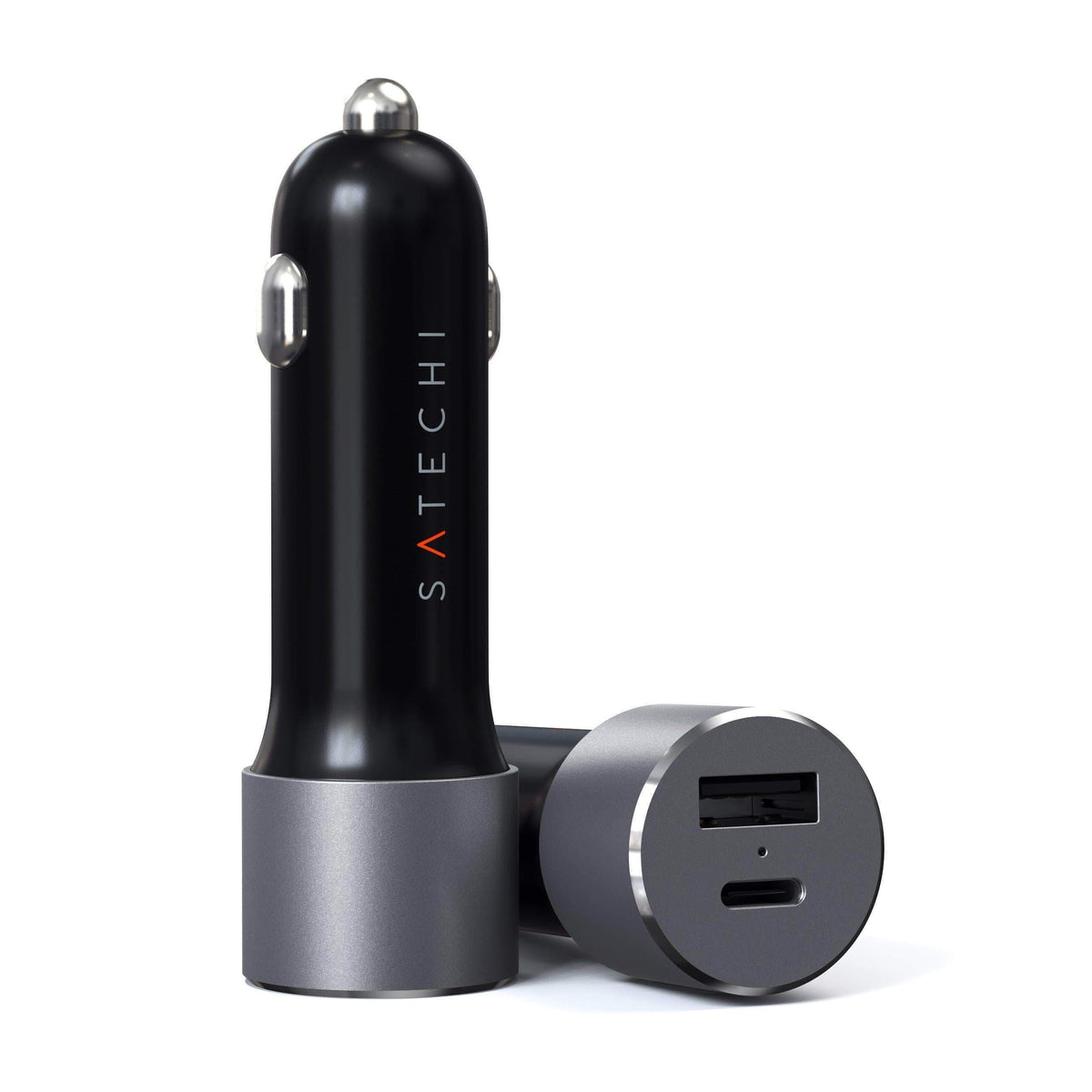 SATECHI Chargeur voiture 72W USB-C PD Space Gray