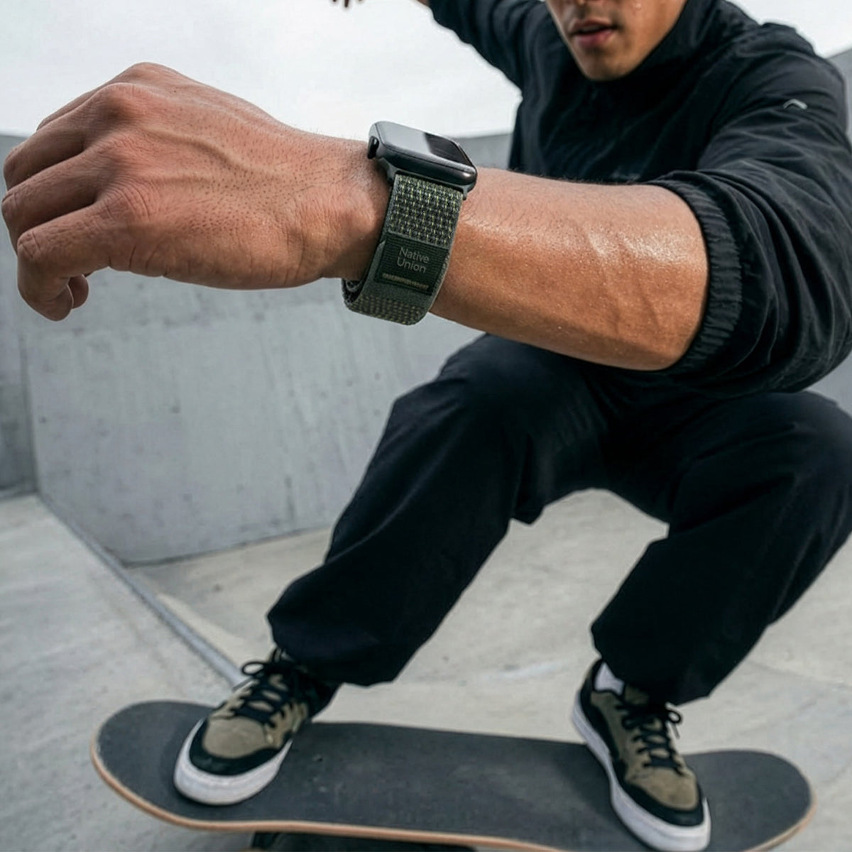 NATIVE UNION Bracelet Active Sport Loop Apple Watch 38/40/41/42 mm Gris