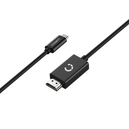 CYGNETT - Câble 4k 1,8m USB-C to HDMI Noir