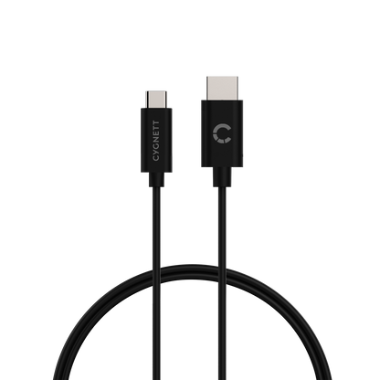 CYGNETT - Câble 4k 1,8m USB-C to HDMI Noir