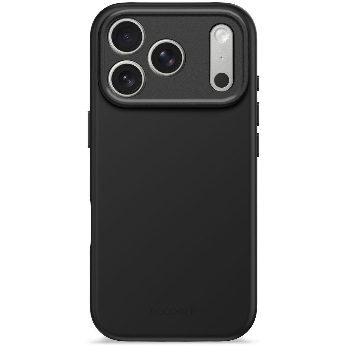 DECODED Coque silicone iPhone 17 Pro Phantom Black