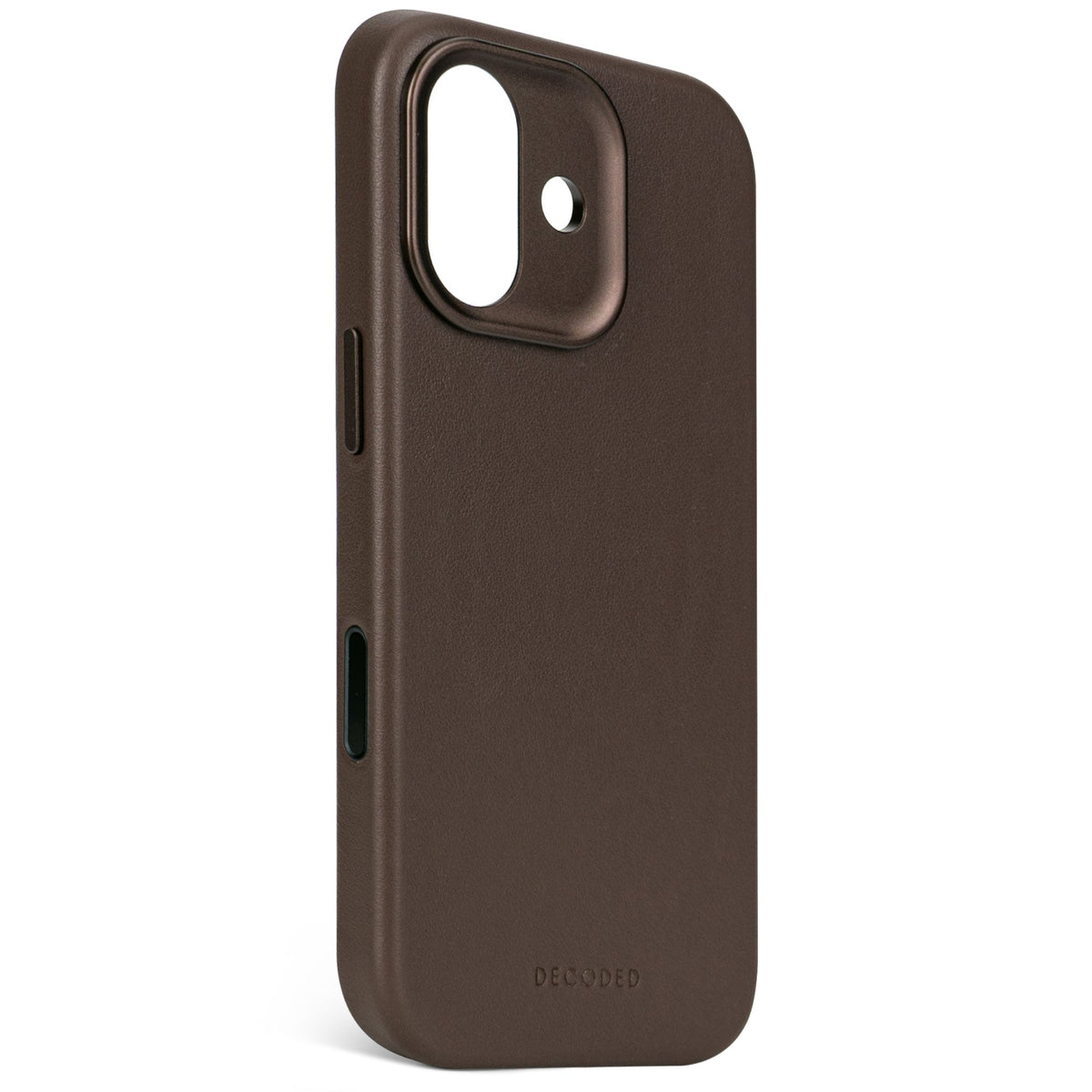 DECODED Coque Cuir iPhone 17 Chocolate Brown