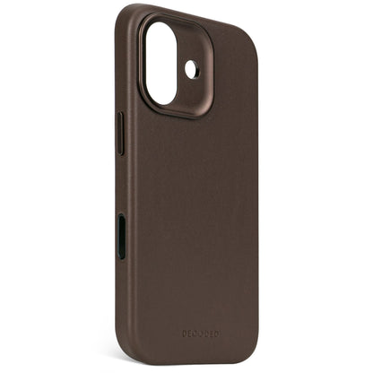DECODED Coque Cuir iPhone 17 Chocolate Brown