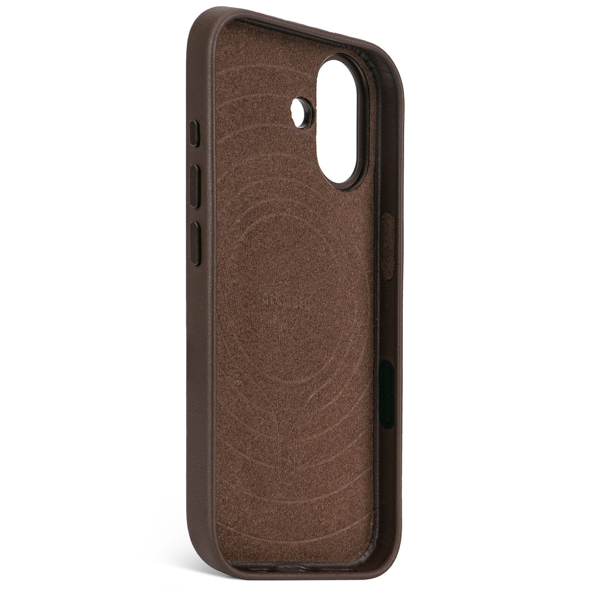 DECODED Coque Cuir iPhone 17 Chocolate Brown
