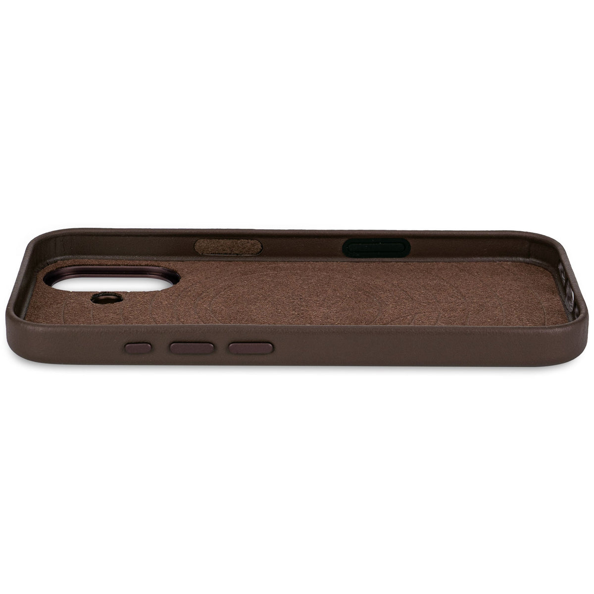 DECODED Coque Cuir iPhone 17 Chocolate Brown