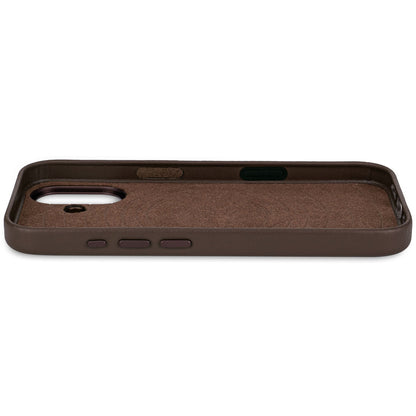 DECODED Coque Cuir iPhone 17 Chocolate Brown