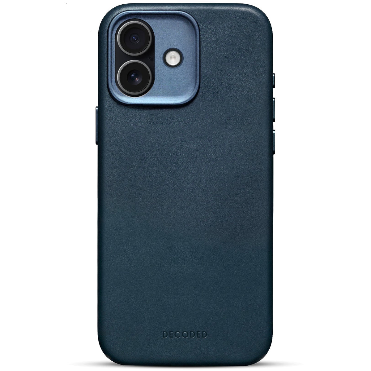 DECODED Coque Cuir iPhone 17 Navy Shadow