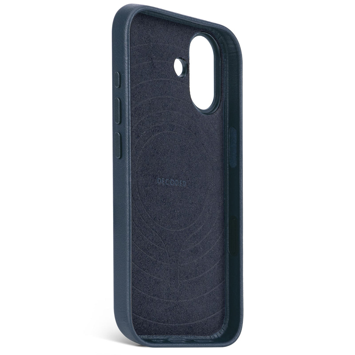 DECODED Coque Cuir iPhone 17 Navy Shadow