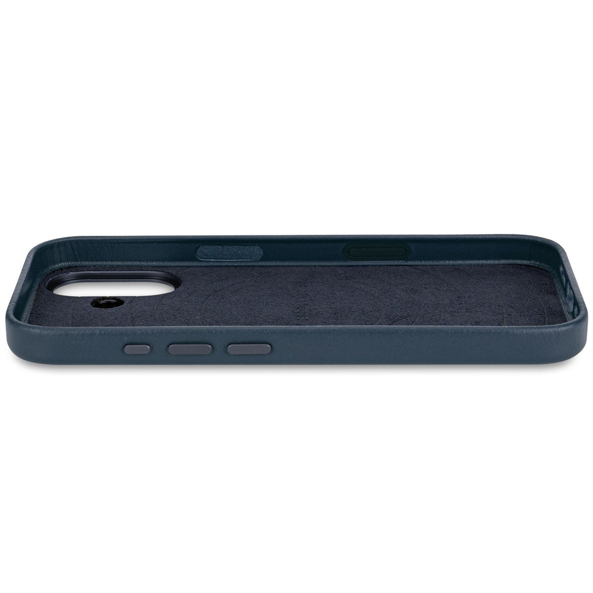 DECODED Coque Cuir iPhone 17 Navy Shadow