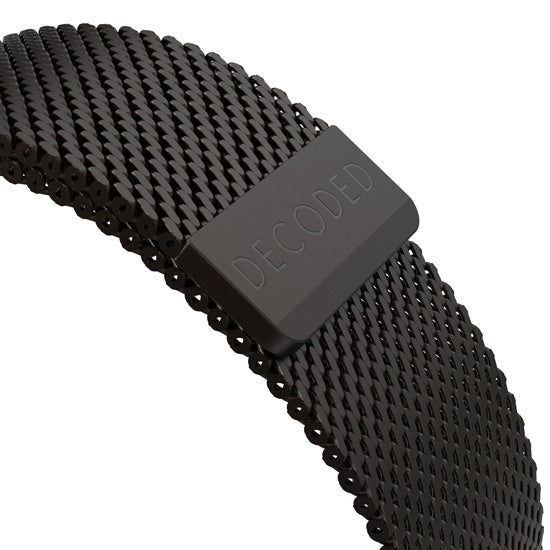 DECODED Bracelet pour Apple Watch Ultra 44 / 45 / 46 / 49 mm Milan Traction Magnétique Noir